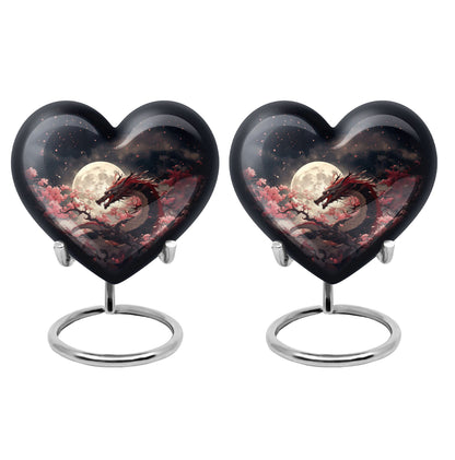  Dragon Urn 3 Inch Keepsake Pack of 4