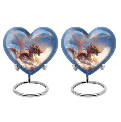  Dragon Urn 3 Inch Keepsake Pack of 4