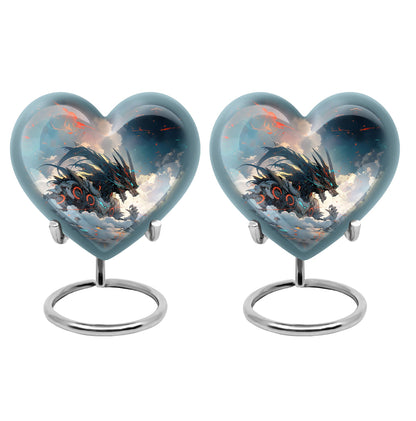  Dragon Urn 3 Inch Keepsake Pack of 4