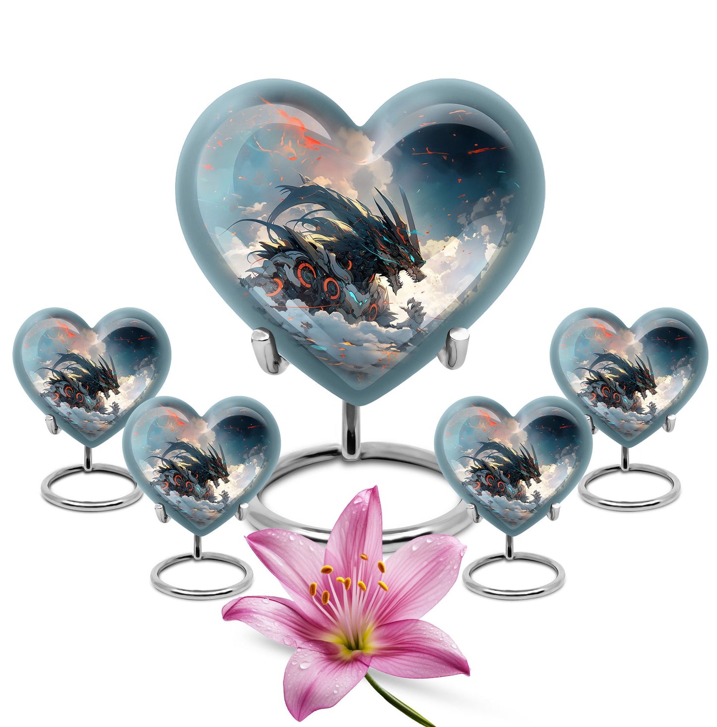  Dragon Urn Large Urn 10 Inch