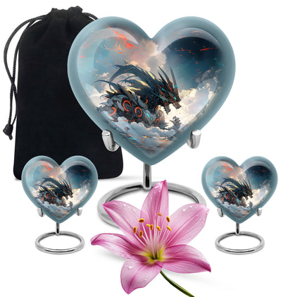  Dragon Urn Large Urn With 4 Keepsake Urn