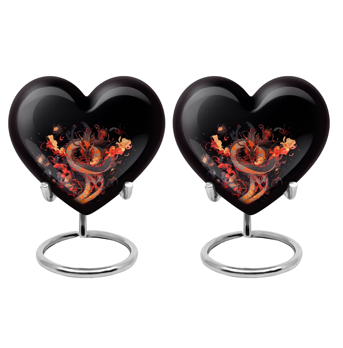  Dragon Urn 3 Inch Keepsake Pack of 4