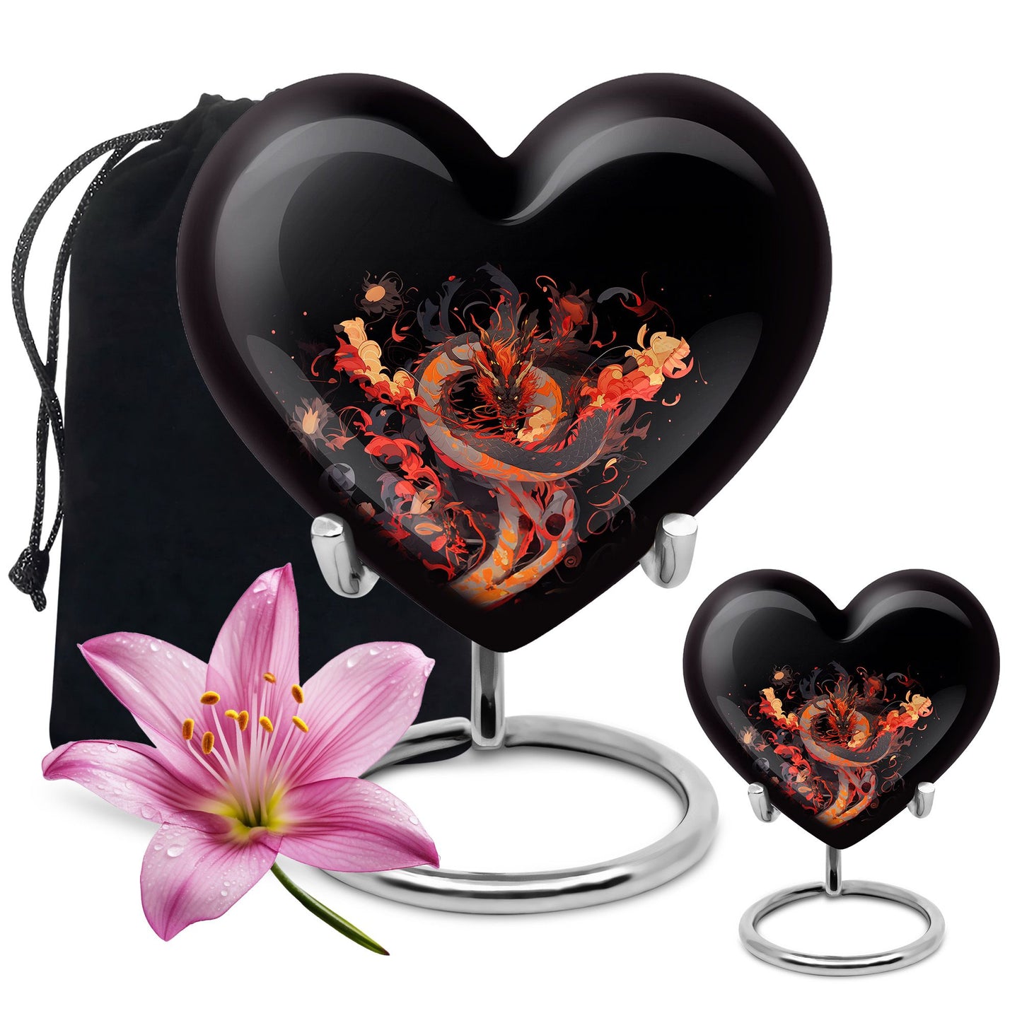  Dragon Urn Large Urn With 2 Keepsake Urn