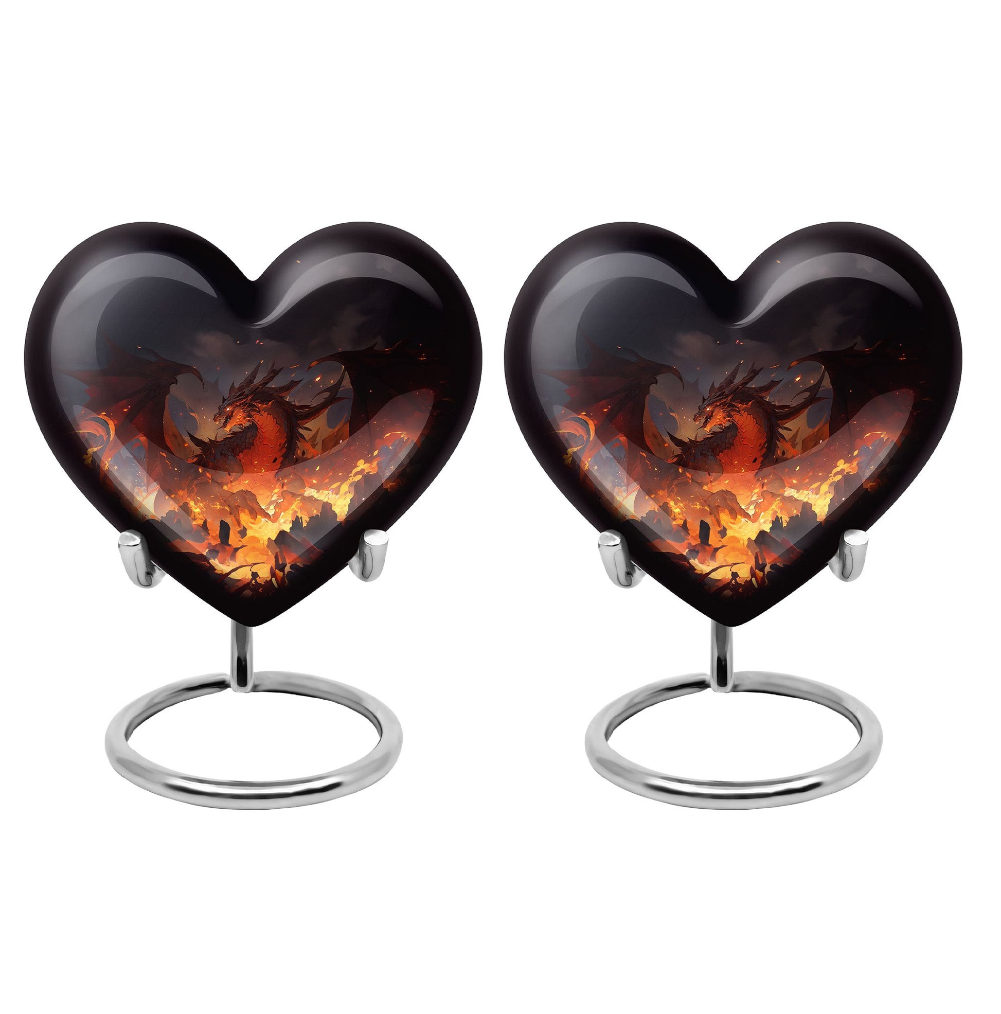  Dragon Urn 3 Inch Keepsake Pack of 4