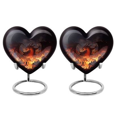  Dragon Urn 3 Inch Keepsake Pack of 4