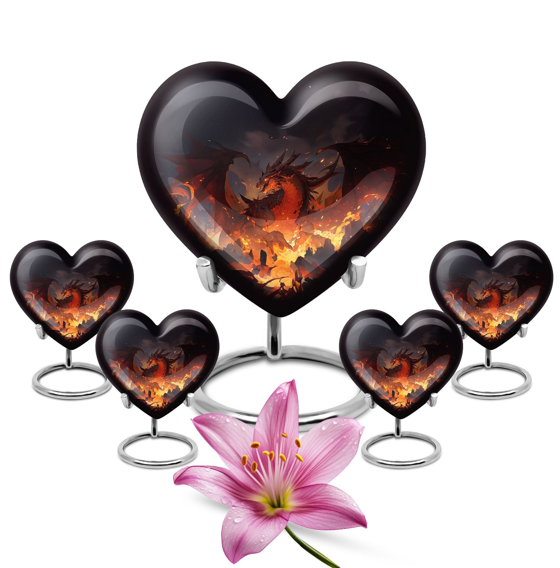  Dragon Urn Large Urn 10 Inch