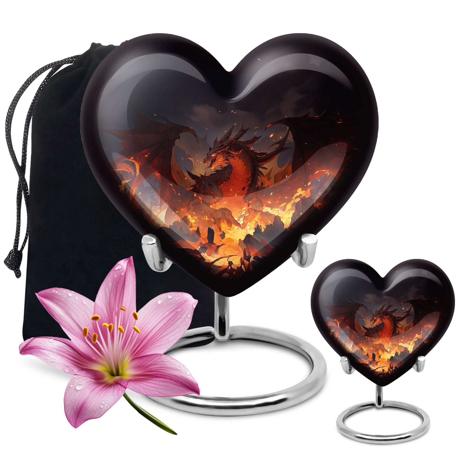  Dragon Urn Large Urn With 2 Keepsake Urn