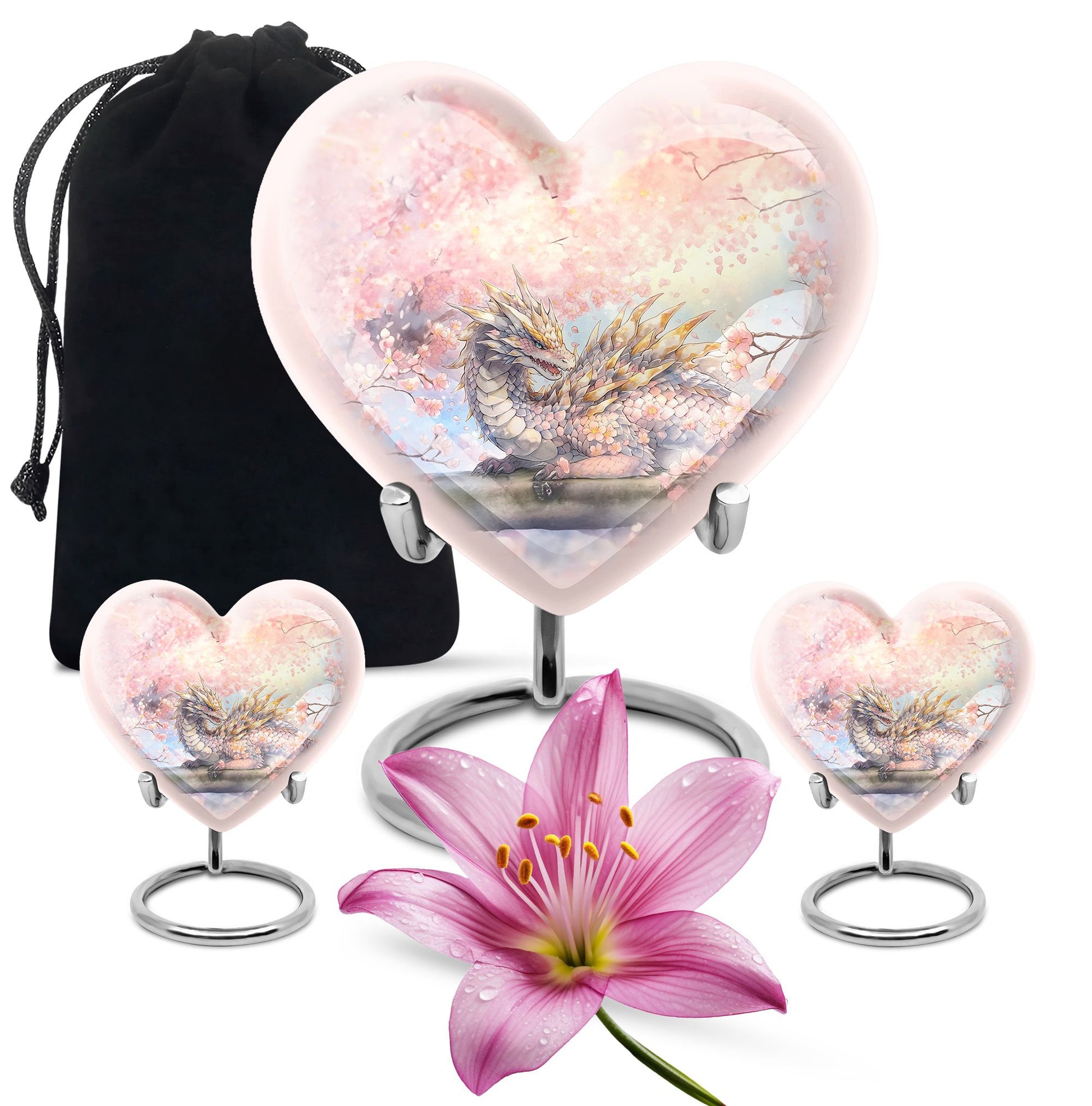  Dragon Urn Large Urn With 4 Keepsake Urn