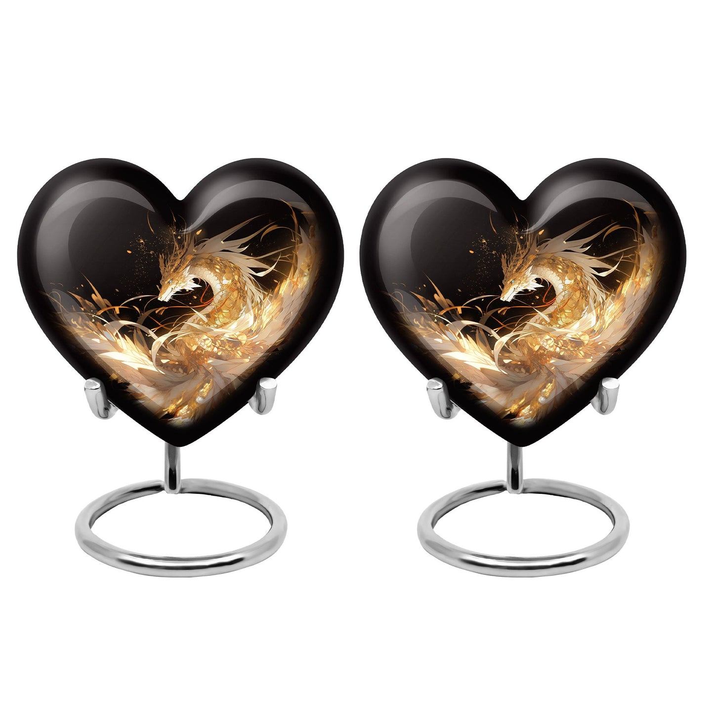  Dragon Urn 3 Inch Keepsake Pack of 4