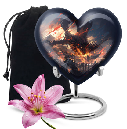 Personalized Beach Cremation Urn for Men & Women - 10-inch, 200 cu in - Yatskia