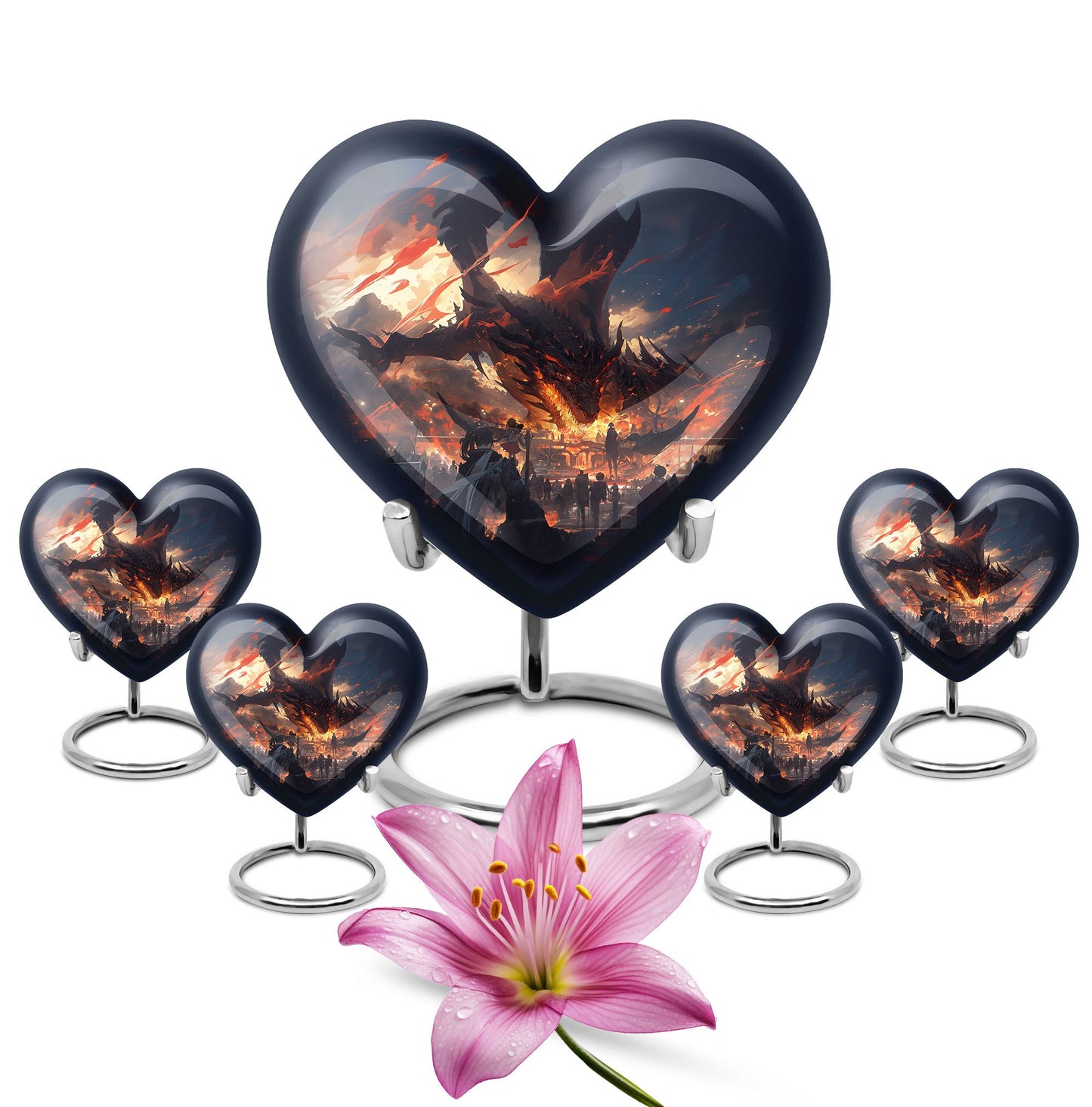 Personalized Beach Cremation Urn for Men & Women - 10-inch, 200 cu in - Yatskia