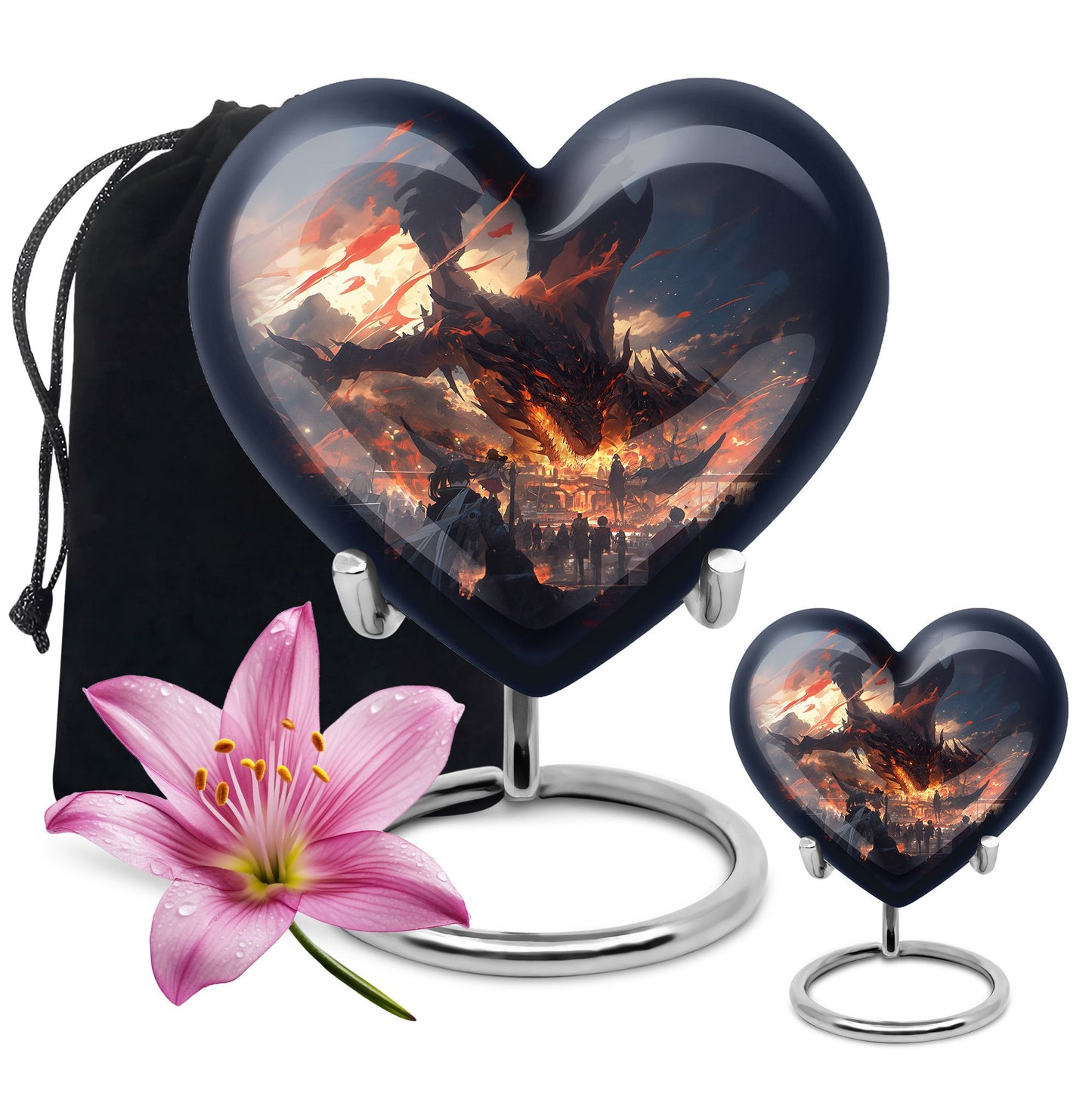 Personalized Beach Cremation Urn for Men & Women - 10-inch, 200 cu in - Yatskia