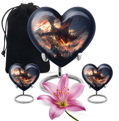 Personalized Beach Cremation Urn for Men & Women - 10-inch, 200 cu in - Yatskia
