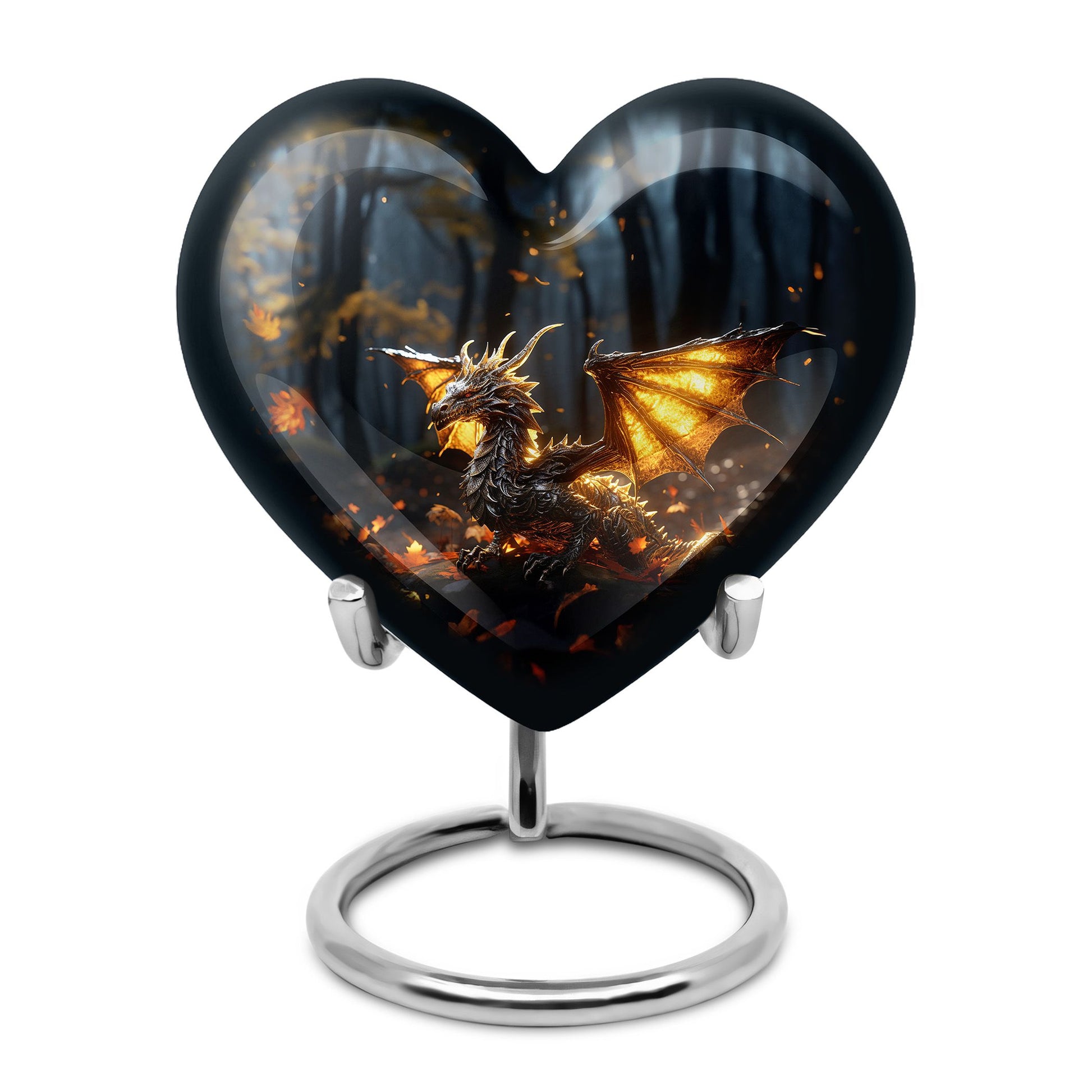 Golden Dragon Cremation Urn for Human Ashes - Funeral Urns For Adult