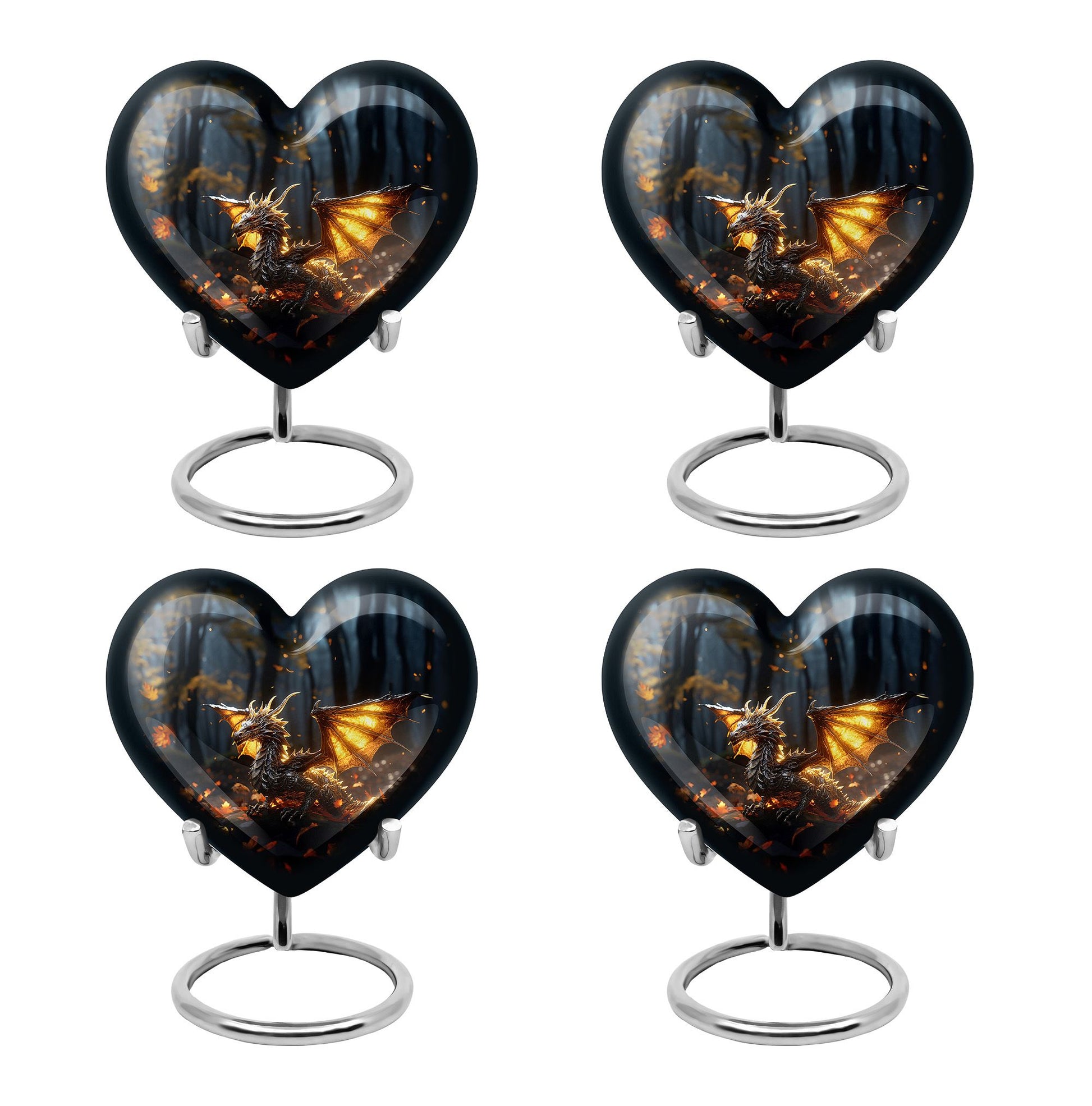 Golden Dragon Cremation Urn for Human Ashes - Funeral Urns For Adult