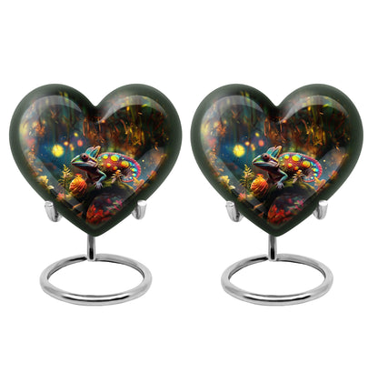 Colorful Personalized Beach Cremation Urn for Mom - 10-inch, 200 cu in - Yatskia
