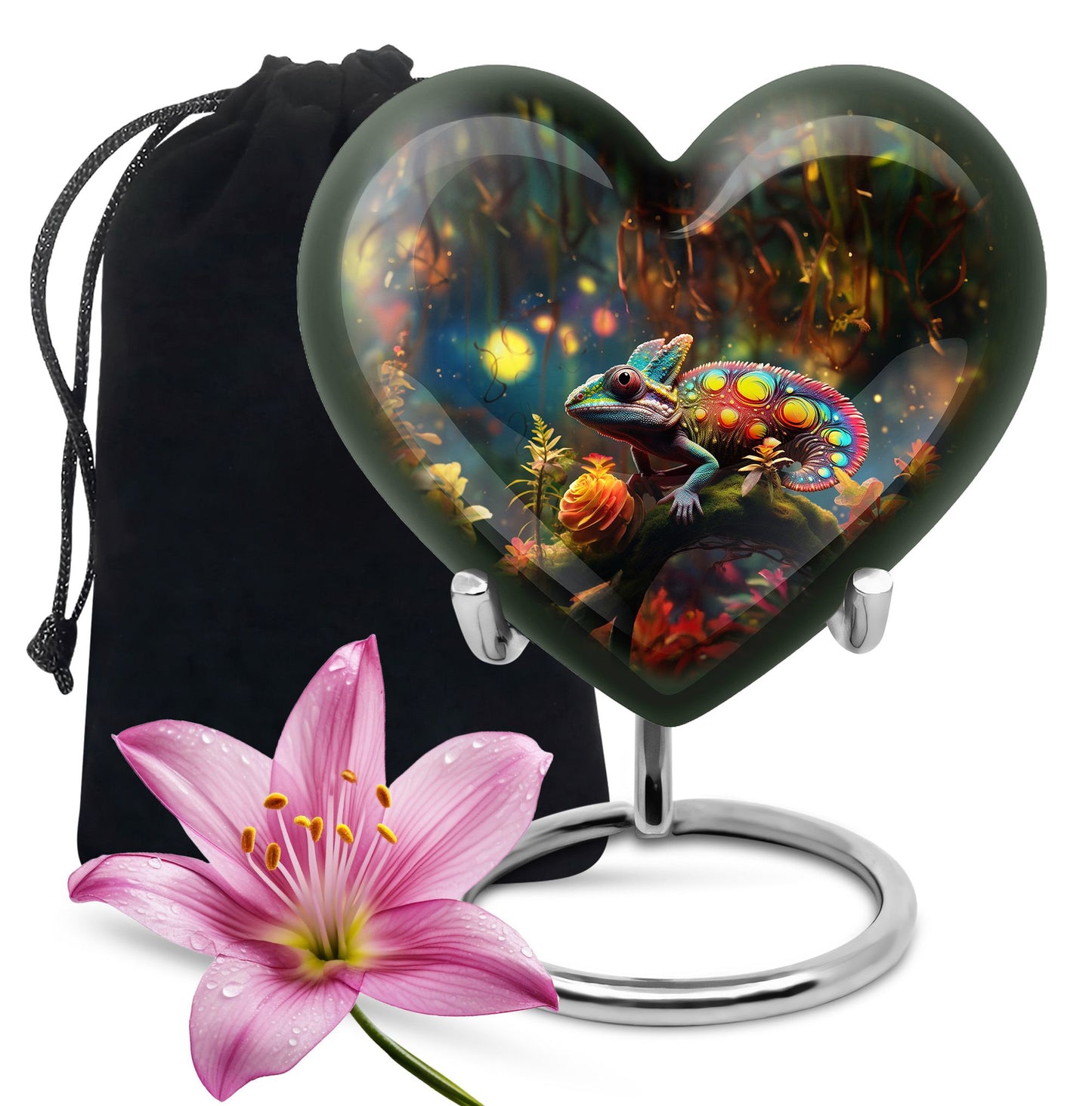 Colorful Personalized Beach Cremation Urn for Mom - 10-inch, 200 cu in - Yatskia