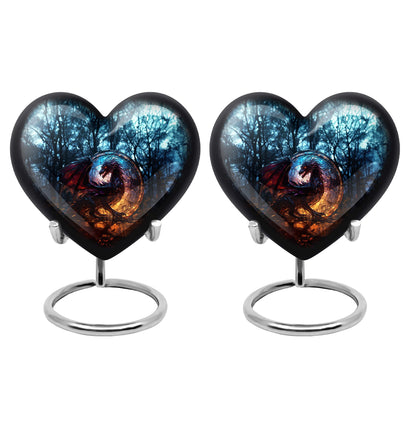 Personalized Beach Cremation Urn for Human Ashes - 10-inch, 200 cu in - Yatskia