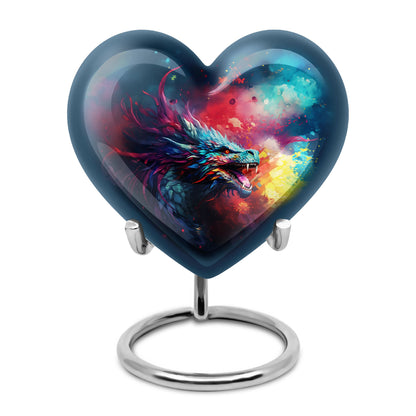 Colorful Dragon Urn - Dragon Urns Funeral Large Cremation Urns For Ashes