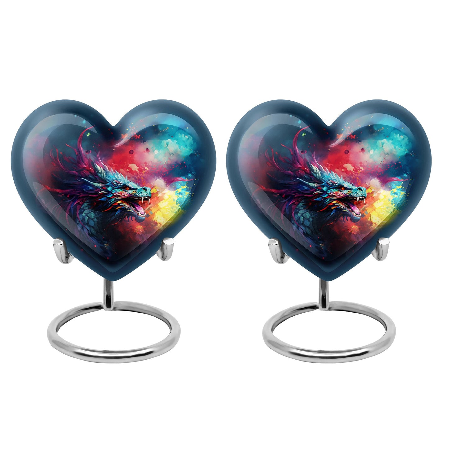 Colorful Dragon Urn - Dragon Urns Funeral Large Cremation Urns For Ashes