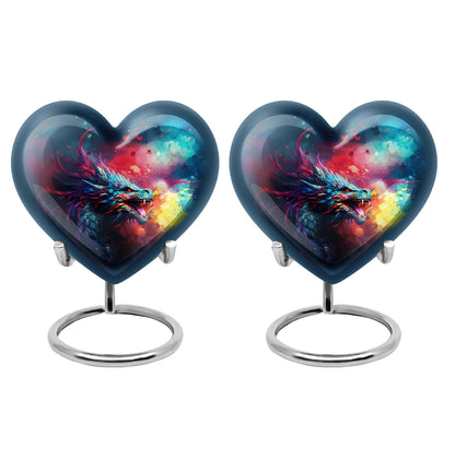 Colorful Dragon Urn - Dragon Urns Funeral Large Cremation Urns For Ashes