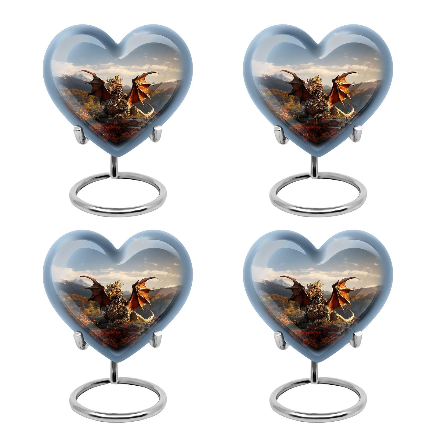 Personalized Beach Cremation Urn for Mom - 10-inch, 200 cu in - Yatskia