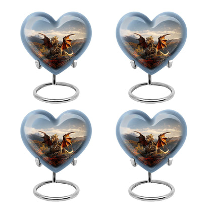 Personalized Beach Cremation Urn for Mom - 10-inch, 200 cu in - Yatskia