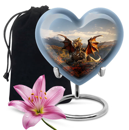 Personalized Beach Cremation Urn for Mom - 10-inch, 200 cu in - Yatskia