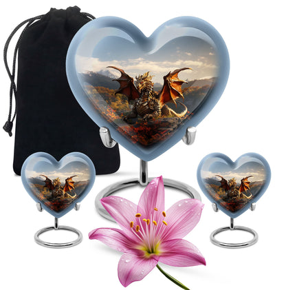 Personalized Beach Cremation Urn for Mom - 10-inch, 200 cu in - Yatskia