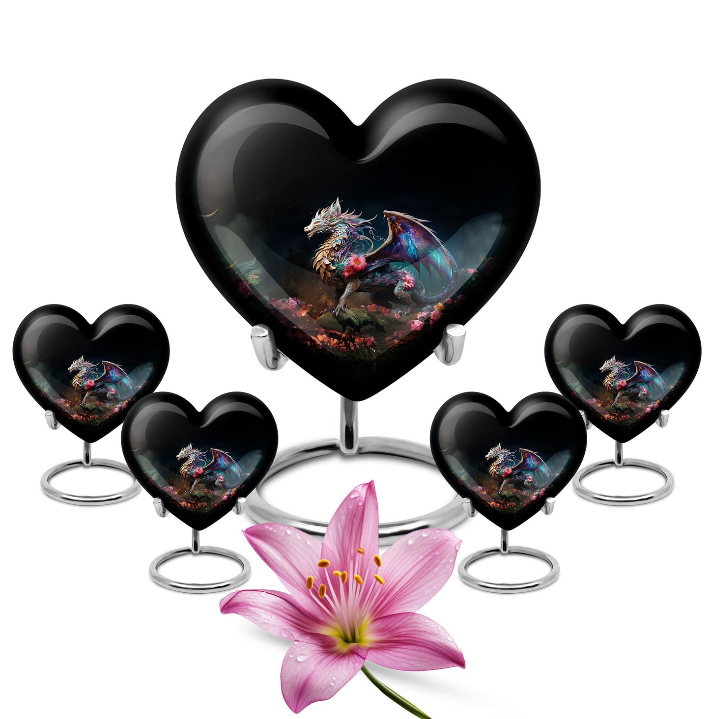 Colorful Dragon Urn For Sale - Dragon Urns Funeral Large Cremation Urns