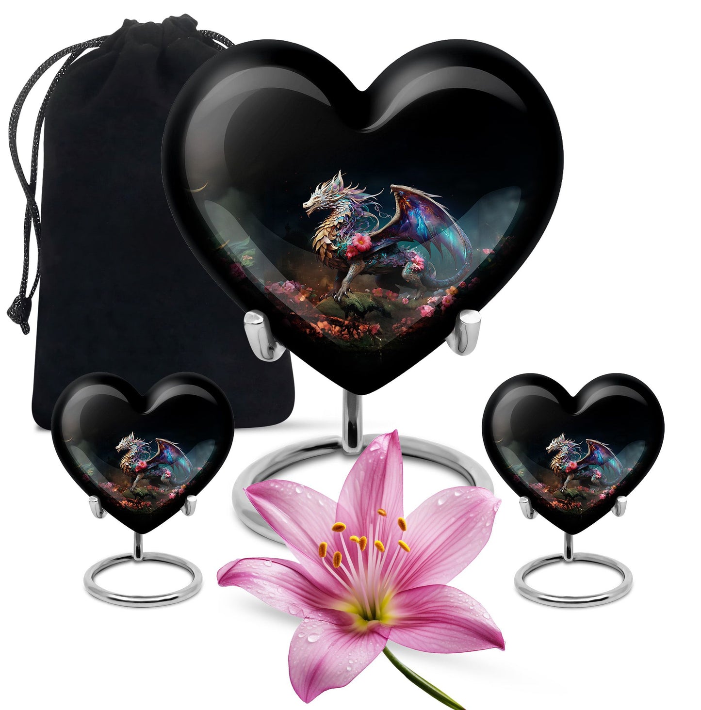 Colorful Dragon Urn For Sale - Dragon Urns Funeral Large Cremation Urns