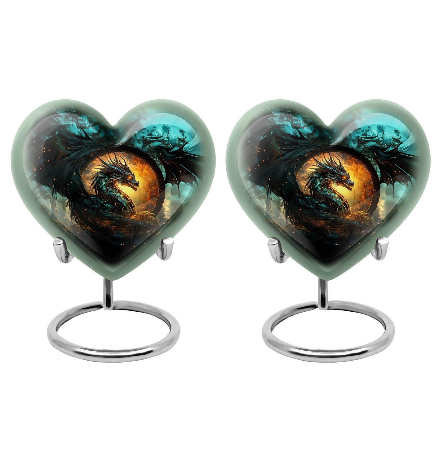 Personalized Beach Cremation Urn for Adult - 10-inch, 200 cu in - Yatskia