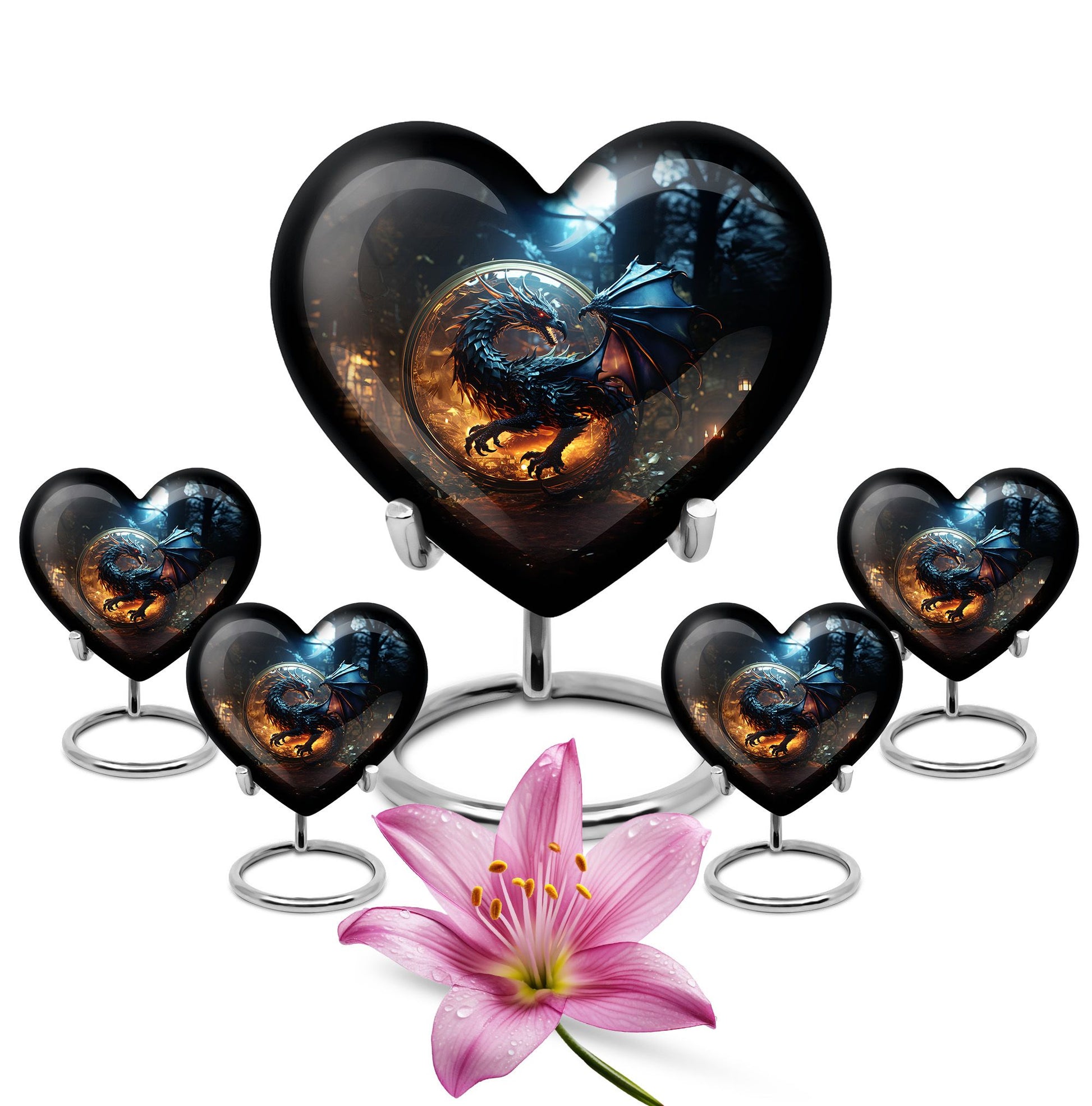 Dragon Memorial Urn - Dragon Urns Funeral Large Cremation Urns