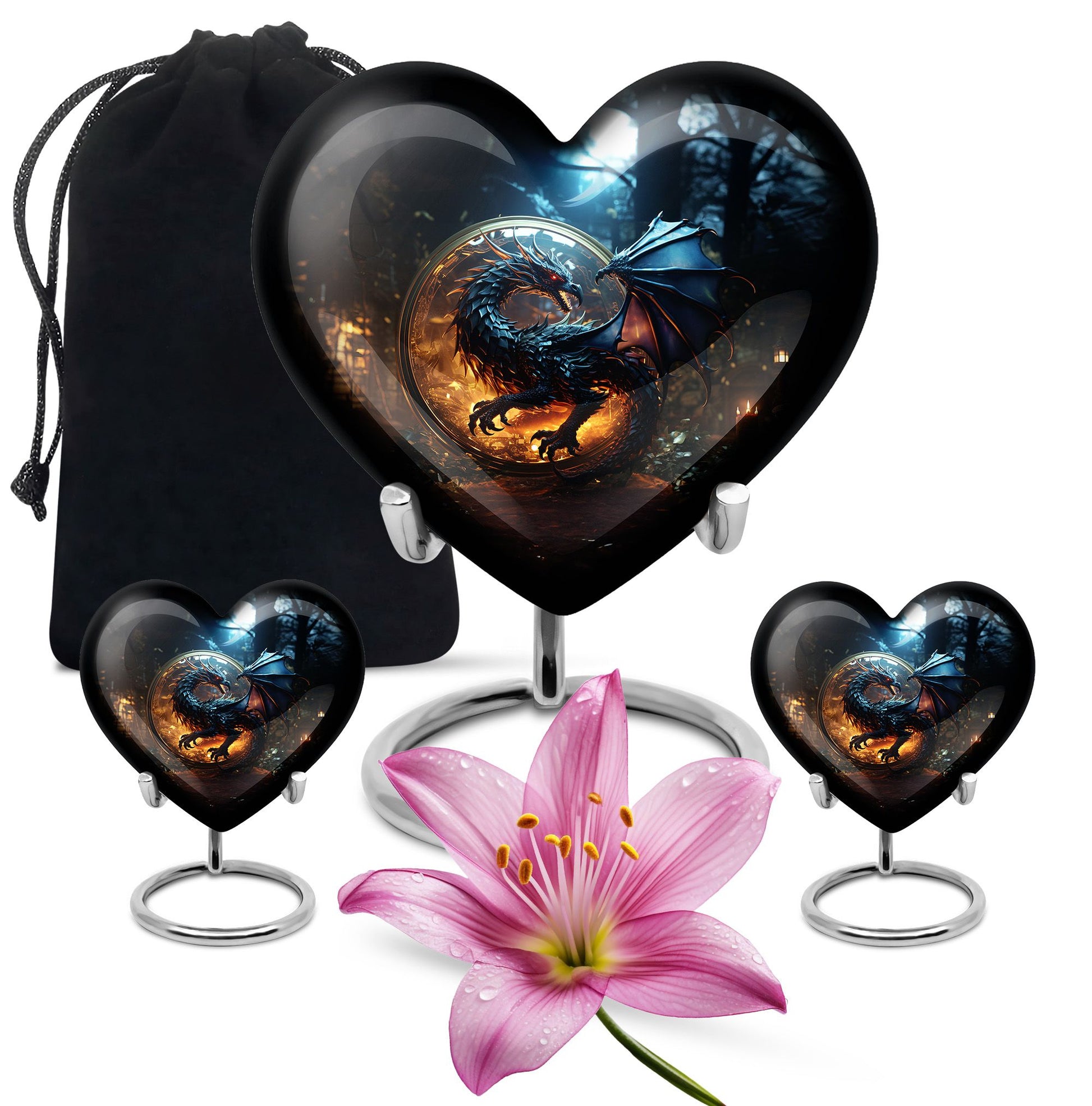 Dragon Memorial Urn - Dragon Urns Funeral Large Cremation Urns