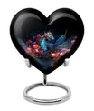 Dragon Moonlit Roses Urn - Dragon Urns Funeral Large  Urns