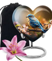 Spring Blossom - Bird Urns Funeral Large Cremation Urns For Ashes