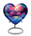 Vibrant Flamingo Fantasy - Bird Urns Funeral Large Cremation Urns