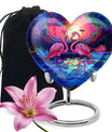 Vibrant Flamingo Fantasy - Bird Urns Funeral Large Cremation Urns
