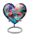 Pink Flamingo Cremation Urn for Human Ashes For Adult Mom and Dad