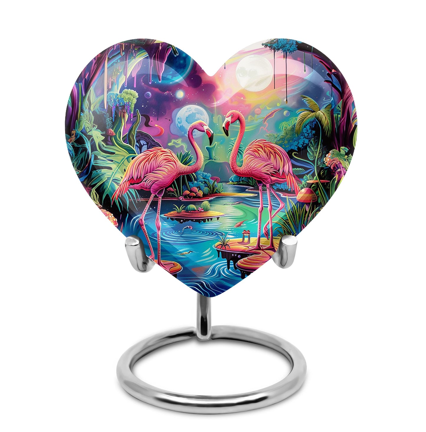 Pink Personalized Bird Cremation Urn for Adult - 10-inch, 200 cu in - Yatskia