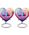Pink Flamingo Cremation Urn For Human Ashes For Men & Women