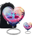 Pink Flamingo Cremation Urn For Human Ashes For Men & Women