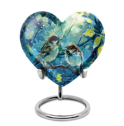 Personalized Bird Cremation Urn for Adults - 10-inch, 200 cu in - Yatskia