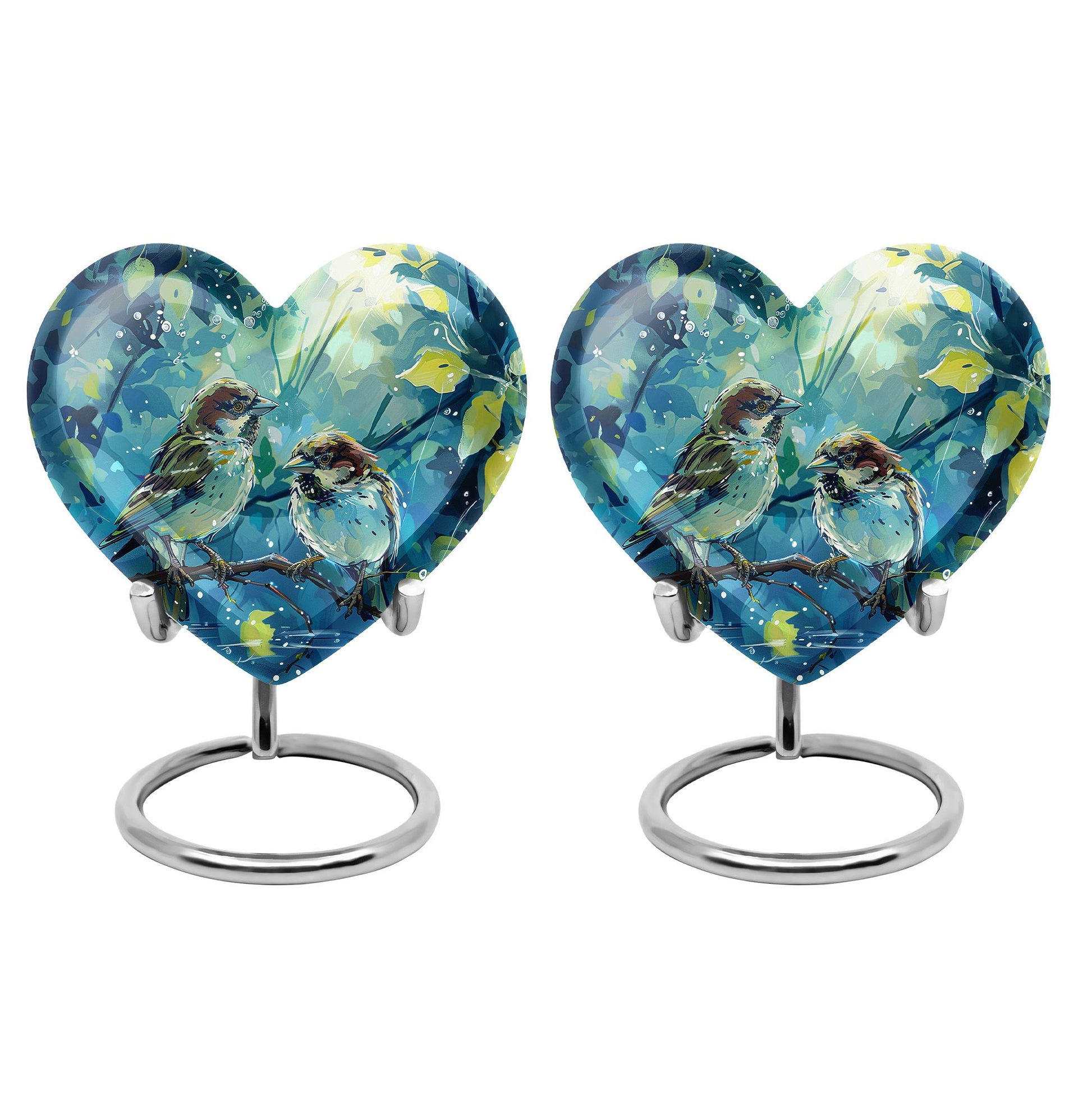 Sparrow Pair Cremation Urn for Human Ashes - Cremation Urns For Adults