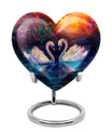 Sunset Swan Cremation Urn for Human Ashes - Urn For Men & Women