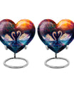Sunset Swan Cremation Urn for Human Ashes - Urn For Men & Women