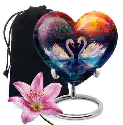 Personalized Bird Cremation Urn for Men & Women - 10-inch, 200 cu in - Yatskia