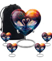 Sunset Swan Cremation Urn for Human Ashes - Urn For Men & Women