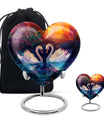 Sunset Swan Cremation Urn for Human Ashes - Urn For Men & Women