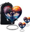 Sunset Swan Cremation Urn for Human Ashes - Urn For Men & Women